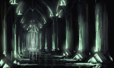 https://maniaufo.wordpress.com/2016/10/18/journey-to-agartha-an-underground-kingdom-2/ Underground Temple, Crystal Temple, Temple Interior, Temple Drawing, Dnd Backgrounds, Elemental Magic, Castles Interior, Crystal Castle, Location Inspiration