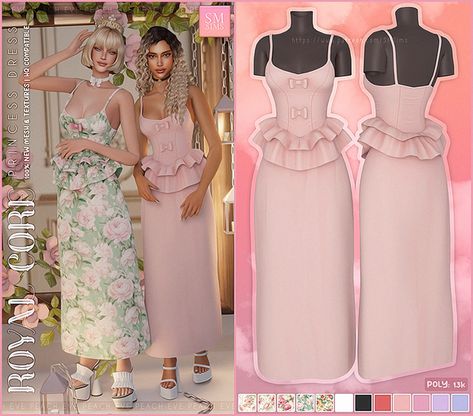 Sims Princess, Sm Sims, Lotes The Sims 4, Royal Core, Sims Clothes, The Sims 4 Pc, The Sims 4 Packs, Sims 4 Game Mods, Tumblr Sims 4