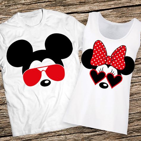 Mickey And Minnie Shirts, Disney Couples Shirts, Minnie Shirts, Couples Disney Shirts, Couple Disney, Couples Disney, Disney Couple, Disney Couple Shirts, Disney Shirts For Men