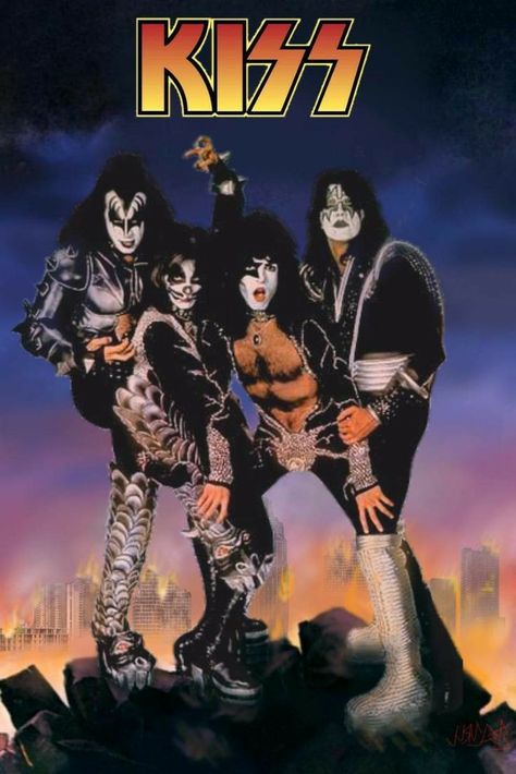 Kiss Phone Wallpaper, Kiss Group, Dynamic Posing, Metal Patches, Banda Kiss, Kiss Artwork, Jimi Hendrix Poster, Band Kiss, Scooby Doo Images