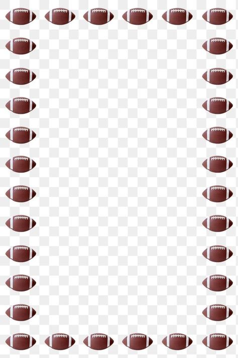 Football Border, American Football Ball, Football Ideas, Frame Download, Transparent Frame, About Football, Png Stickers, Football Theme, Football Themes