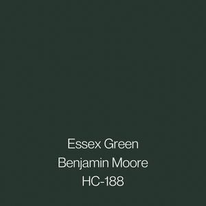 Popular Dark Green Paint Colors, Dark Green Paint Colors, Dark Green Shades, Historic Paint Colours, Essex Green, Dark Green Paint, Old House Design, Revere Pewter Benjamin Moore, Outside Paint