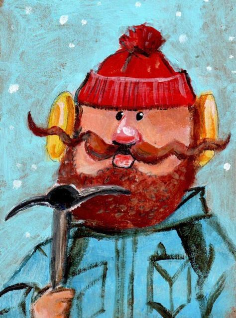 Lumberjack Breakfast, Rudolph Party, Rudolph Characters, Yukon Cornelius, Draw Christmas, Rhyme Or Reason, Ceramic Glazing, Animated Movies For Kids, Vintage Christmas Photos