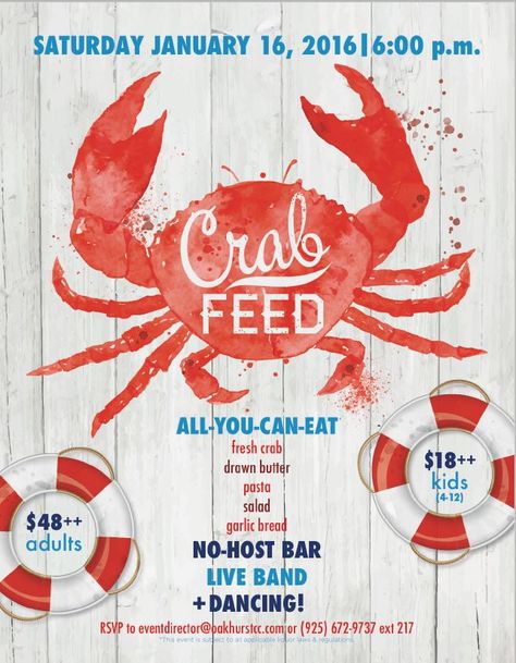 Crab Feed Crab Feed Decor, Country Club Events, Crab Feed, Winery Ideas, Brewery Decor, Club Events, Events Ideas, Fundraising Ideas, Club Ideas