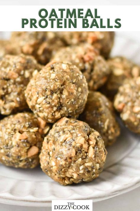 These apple oatmeal protein balls are the best energy bites with health fats and protein to keep your energized throughout the day. Combined with cinnamon and ginger, they're perfect as a healthy snack. They're also easily nut-free so great for school snacks! Fits a dairy free, gluten free, and nut free diet, as well as great for brain health! Protein Balls Nut Free, Oatmeal Protein Balls, Nut Free Protein Balls, Protein Balls With Flax Seed And Protein Powder, Oat Protein Balls Energy Bites, Nut Free Protein Balls For Kids, Gluten Free Protein Balls No Oats, Protein Energy Bites, Beef Burrito Recipe