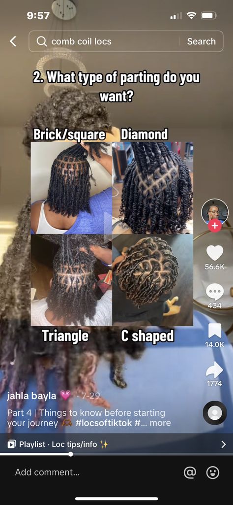 Triangle Loc Parts, Natty Dreads, Male Styles, Loc Ideas, Hair Braid Designs, Dread Head, Girl Hair Colors, Loc Hairstyles, Faux Locs Hairstyles