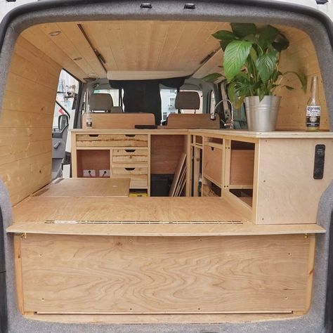 1,407 Likes, 41 Comments - Van Living  (@whoknowswherenext) on Instagram: “ Been working with some recycled wood to make some drawers. Drawers are difficult even with new…” Kombi Food Truck, Kangoo Camper, Kombi Home, Build A Camper Van, Build A Camper, Van Life Diy, Campervan Interior, Camper Caravan, Camper Van Conversion Diy