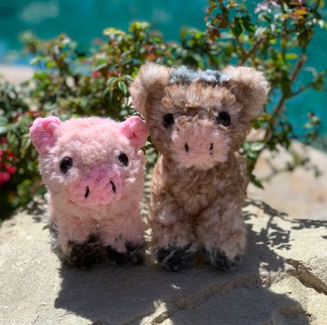 Piglet Crochet Pattern, Breeds Of Cows, Fluffy Cow, Crochet Turtle Pattern, Unique Tools, Fluffy Cows, Crochet Turtle, Highland Cows, Highland Cattle