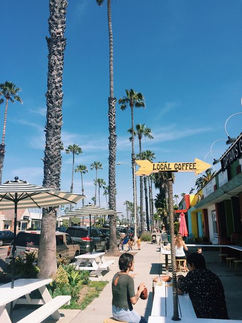 Carlsbad coffee shops🌴 Ig & Pin: @mollydrinkward La Coffee Shop Aesthetic, California Coffee Shop Aesthetic, Coffee Shop Los Angeles, Los Angeles Bookstore, Los Angeles Coffee, Cali, Coffee Shop, Times Square, Fair Grounds