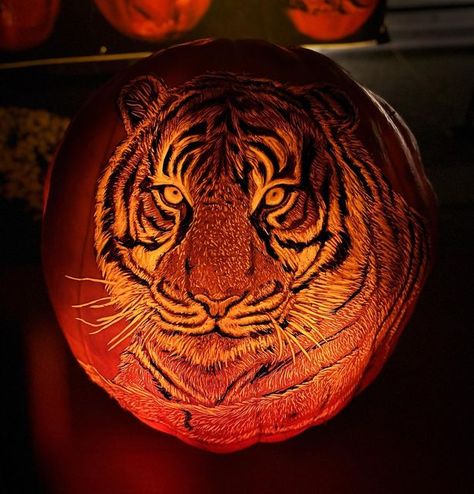 Pumpkin Contest, Carved Pumpkins, Jack O Lantern, Pumpkin Carving, Pumpkins, Lion Sculpture, Carving, Statue, Halloween