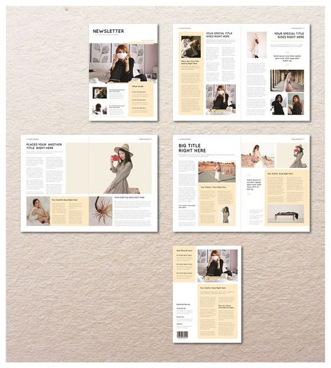 Indesign Newsletter is professional, fresh and clean InDesign template. It is for designers working on newsletter or based on the projects. It’s available in 8 pages A4 & US Letter sizes. Each page features unique layouts with strong, contemporary typography. This template will suit for nature, interior, corporate, fashion, food, product architecture etc. Newsletter Design Print, Newsletter Design Layout, Newsletter Design Inspiration, Newsletter Design Templates, Design Print Layout, Direct Mail Design, Newsletter Layout, Newsletter Inspiration, Contemporary Typography