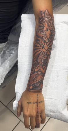 Outer Forearm Tattoo Men, Half Arm Sleeve Tattoo, Arm Tattoos Black, Arm Tattoos For Guys Forearm, Outer Forearm Tattoo, Half Sleeve Tattoos Forearm, Football Tattoo, Men Tattoos Arm Sleeve, Half Sleeve Tattoos For Guys