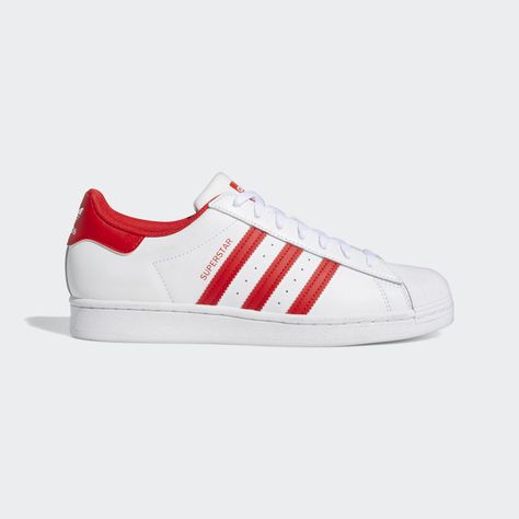 Adidas Superstar Red, Sneakers Adidas Superstar, Rajat Tokas, Superstar Shoes, Basketball Courts, Adidas Models, Adidas Shoes Superstar, Superstars Shoes, Adidas Originals Superstar