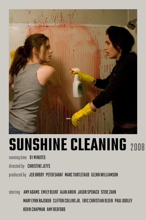 Sunshine Cleaning Movie Poster Clifton Collins Jr, Movies To Watch Teenagers, Netflix Movies To Watch, Girly Movies, Movies Worth Watching, Period Movies, Great Movies To Watch, Teen Movies, Indie Movies