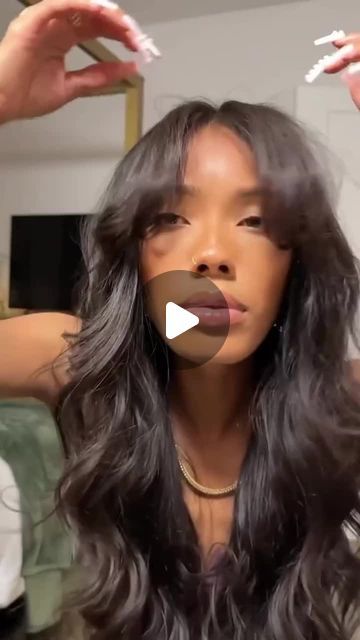 @wigcoolhair on Instagram: "💕Curtian bang wig frame your face  well
✅Experience a chic and modern look
Hair link : https://bit.ly/4eB1UBk" Should I Get Bangs, Chinese Bangs, Bang Wig, Bangs, Black Women, Wigs, Hairstyles, Hair Styles, Frame