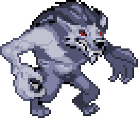 Werewolf🐺 Werewolf Pixel Art, Wolf Pixel Art, Videogame Art, Pearl Jewelry, Pixel Art, Sheep, Concept Art, Quick Saves, Art