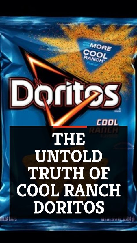 Let's take a look at the evolution of Cool Ranch Doritos. Doritos Cool Ranch Seasoning, Homemade Cool Ranch Doritos, Cool Ranch Doritos Seasoning, Ranch Doritos Recipes, Ranch Fritos, Cool Ranch Doritos Recipes, Blue Doritos, Doritos Recipes, Cool Ranch Doritos