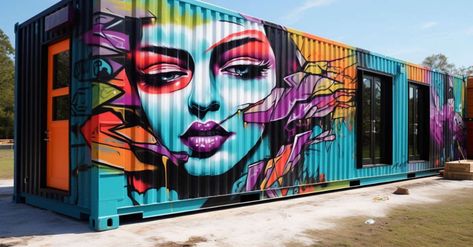 Are you dreaming of a unique home that stands out? Maybe you’re considering a shipping container home? If so, you’re in for an adventure! Container Painting Ideas, Paint Storage Containers, Sea Container Homes, Shipping Container Design, Tiny House Luxury, Sea Containers, Shipping Container Home, Container Architecture, Solar Panels For Home