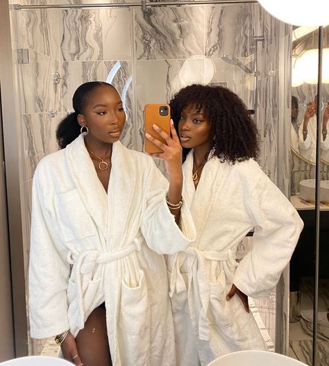 Luxury Besties, Pink Princess Aesthetic, My Mirror, Friend Vacation, Black Sisters, Sister Sister, Black Femininity, Luxe Life, Luxury Aesthetic