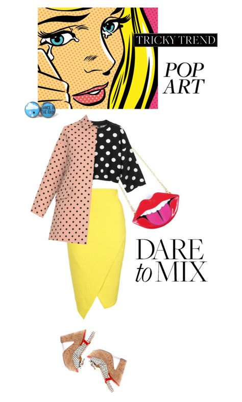 Pop Art Dress Fashion, Pop Art Outfit, Pop Moodboard, Pop Art Dress, Comic Photo, Halloween Maquillage, Pop Art Costume, Pop Art Clothing, Art Gala