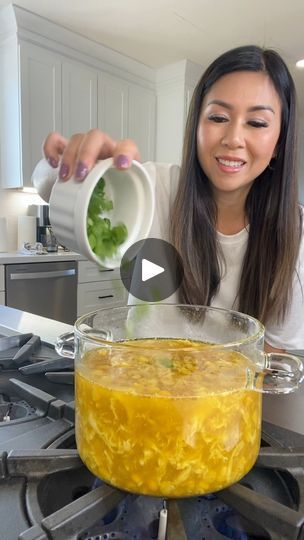 9.2K views · 235 reactions | Egg Drop Soup | Save my recipe for Egg Drop Soup with Corn! It’s really easy to make and so comforting. The ingredients are just 32oz’s of chicken broth, 1/2 tbsp of... | By My Healthy Dish | Facebook Bone Broth Egg Drop Soup, Egg Drop Soup Recipe Videos, Authentic Egg Drop Soup, My Healthy Dish, Egg Drop Soup Recipe, Egg Soup, Egg Drop Soup, Egg Drop, Healthy Dishes