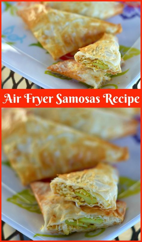 Air Fryer Samosas Recipe: An Indian Dish - Guide 4 Moms Chicken Samosa Recipes, Samosas Recipe, Samosa Recipes, Chicken Samosa, Easy Samosa Recipes, Vegetable Pulao Recipe, Samosa Recipe, South African Recipes, Indian Dessert Recipes