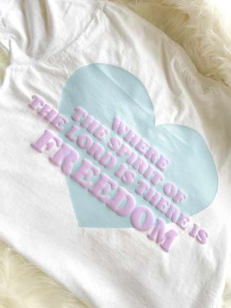 Freedom Christian Unisex Tee — Child of God Co. Freedom T Shirt, Cricut Crewneck, Christian Apperal, Buttercup Quotes, Christian Clothing Brand, Jesus Clothes, Trending Tees, Christian Shirts Designs, Christian Journaling