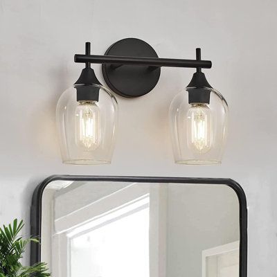 Black Vanity Lights Bathroom, Above Mirror Bathroom Lighting, Black Vanity Lights, Farmhouse Bathroom Light Fixtures, Black Bathroom Vanity Light, Farmhouse Bathroom Light, Black Bathroom Light Fixtures, Black Bathroom Fixtures, Black Bathroom Light