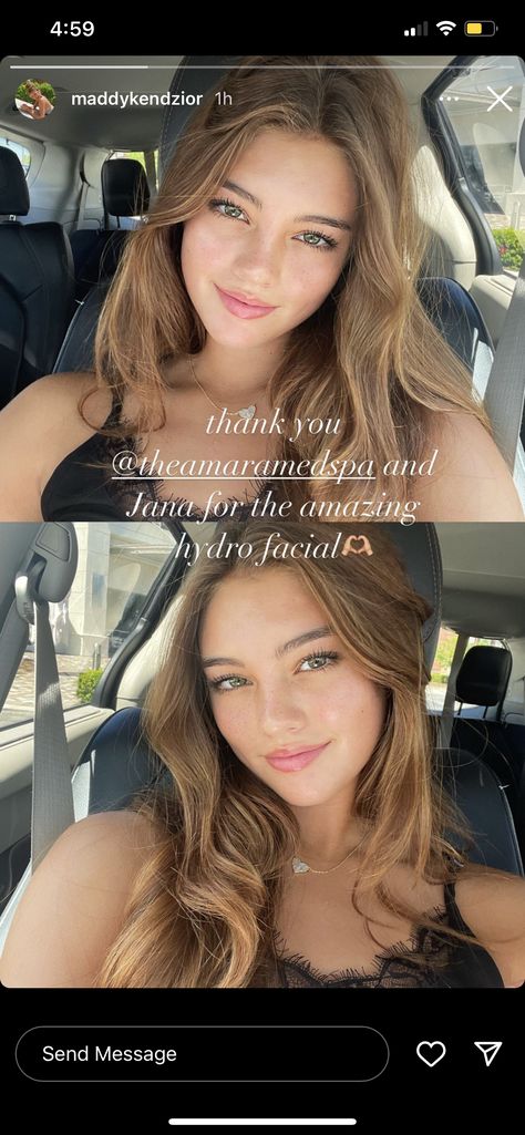 Maddy Kendzior, Light Brunette Hair, Feminine Face, Light Brunette, Pretty Makeup Looks, Pretty Brunette, Cool Makeup Looks, Stunning Makeup, Glowing Makeup