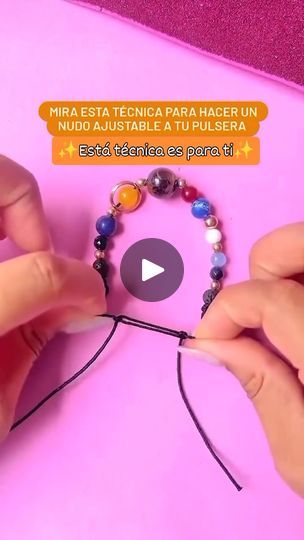 8.3K views · 152 reactions | Nudo ajustable #thetatianaaccesorios #tatianamedrano #version_personal | By Tatiana | Join me to make an adjustable knot for your bracelets the easiest way stay watching the video to the end so you learn how to make save this video before you miss it share with someone who might be interested and follow us for more ideas like these Adjustable Knot, To The End, Join Me, Follow Us, The End, Knot, Handmade Jewelry, Bracelet, Handmade Jewellery