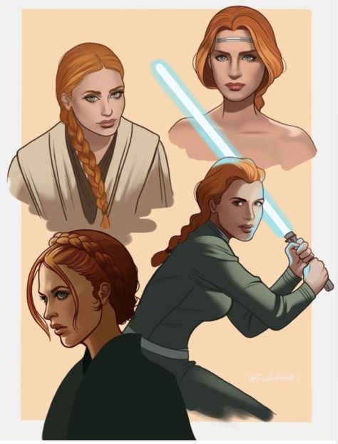 Mara Jade Fanart, Mara Jade Art, Cathar Star Wars, Mara Jade Skywalker, Female Jedi, Practical Clothes, Jedi Art, Mara Jade, Star Wars Characters Pictures