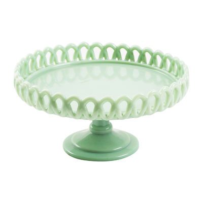 Milk Glass Cake Stand, Farmhouse Crafts, Glass Cake, Glass Cake Stand, Dessert Display, Glass Cakes, Cake Stands, Cozy Cottage, Home Essentials