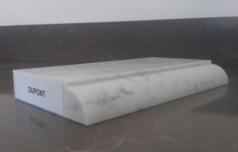 Dupont Edge Countertop, Marble Skirting, Worktop Ideas, Stone Edge, Update Kitchen, Details Furniture, Marble Detail, Outdoor Toilet, Spanish Modern