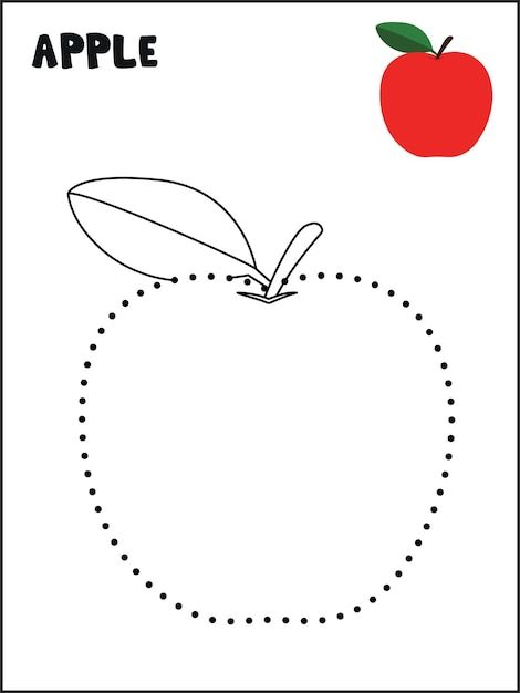 Educational game connect dots draw the a... | Premium Vector #Freepik #vector #coloring #dots #colouring #colouring-book Dot Worksheets Preschool, Colouring Activity For Kindergarten, Connect Dots Printable, Colouring Activity For Kids, Fruits Drawing For Kids, Autumn Montessori, Drawing Worksheets For Kids, Joining Dots, Connect The Dots Game