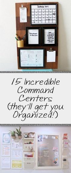 organization, organizing hacks, stay organized, home, home decor, cleaning… Command Center Board, Comand Center, Mail Organization, Diy Command Center, Organization Life, Motivation Productivity, Organize Life, Home Command Center, Command Centers