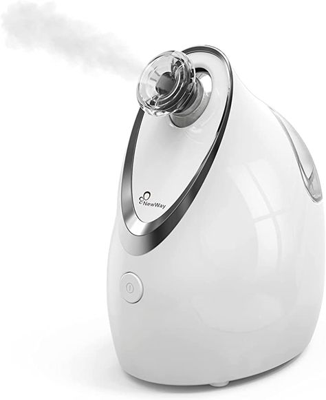 Amazon.com: NewWay Nano Ionic Facial Steamer, Adjustable Nozzle Angle Aromatherapy Warm Mist Humidifier for Face Spa Sinuses Moisturizing, Homeuse or Salon : Beauty & Personal Care Face Spa, Face Steamer, Aromatherapy Humidifier, Mist Humidifier, Facial Steamer, Salon Beauty, Aromatherapy, Mist, Body Care