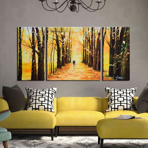 House Decor Paintings Canvas, 24x48 Canvas Painting Ideas, Paintings For Living Room On Canvas, Big Canvas Painting Living Rooms, 3 Piece Wall Art Paintings On Canvas, 2 Piece Canvas Painting, 3 Canvas Painting, Three Canvas Painting, Canvas Painting For Living Room