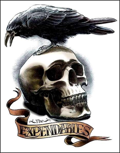 The Expendables Logo, Expendables Tattoo, Tattoo Skull, Arte Alien, Temp Tattoo, Amazon Image, Occult Art, The Expendables, Sylvester Stallone