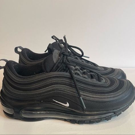 Air Max 97 Outfit Women, Nike Air Max 97 Outfit, Black Air Max 97, Air Max 97 Outfit, Air Max Outfit, Zapatillas Nike Basketball, All Black Nikes, Black Nike Air Max, Dr Shoes