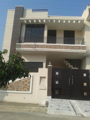 Construction / Civil Work: asian Houses by S.R. Buildtech – The Gharexperts House Under Construction, Indian House Plans, 2 Storey House Design, House Outer Design, Small House Front Design, Modern Small House Design, Small House Elevation Design, House Design Pictures, Modern Exterior House Designs