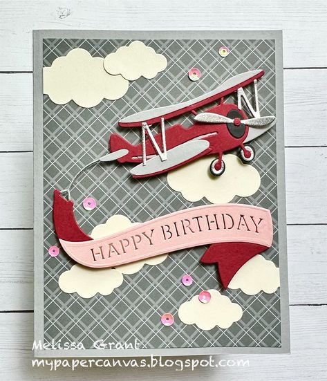 SSC Color Challenge 311 Flying Card, Guys Birthday, 2024 Card, Cricut Birthday Cards, Easy Greeting Cards, Happy Birthday Cards Handmade, Homemade Birthday Cards, Masculine Birthday Cards, Paper Crafts Card