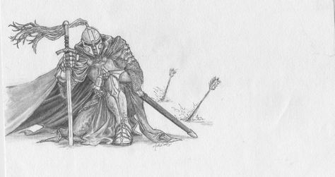 Kneeling Knight, sebadorn.deviantart.com Kneeling Warrior, Knight Kneeling, Kneeling Knight, Knight Drawing, Warrior Images, Kneeling In Prayer, Armor Drawing, Knight Tattoo, Germanic Tribes