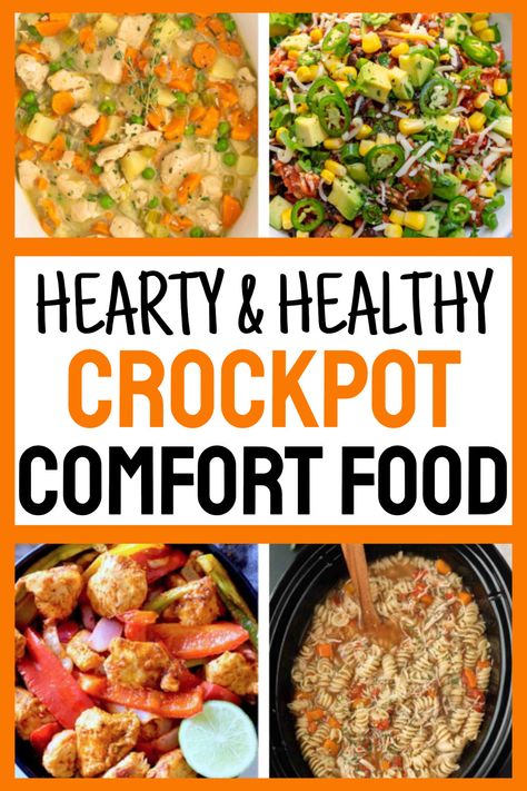 Hearty & Healthy Crockpot Comfort Food from 10 clean eating Slow Cooker Comfort Food For Cold Weather 'Dump and Go' Crockpot Meals Health Crock Pot Recipes, Healthy Slow Cooker Recipes Clean Eating, Crockpot Healthy Meals, Slow Cooker Easy Recipes, Crockpot Comfort Food, Healthy Crock Pot Meals, Food For Cold Weather, Clean Eating Slow Cooker, Crockpot Recipes Healthy