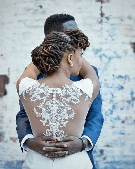 Dreadlock Wedding Hairstyles, Hairstyles Dreadlocks, Natural Hair Wedding, Natural Wedding Hairstyles, Natural Hair Bride, Dreadlock Styles, Updo Styles, Dreads Styles, Peinados Recogidos