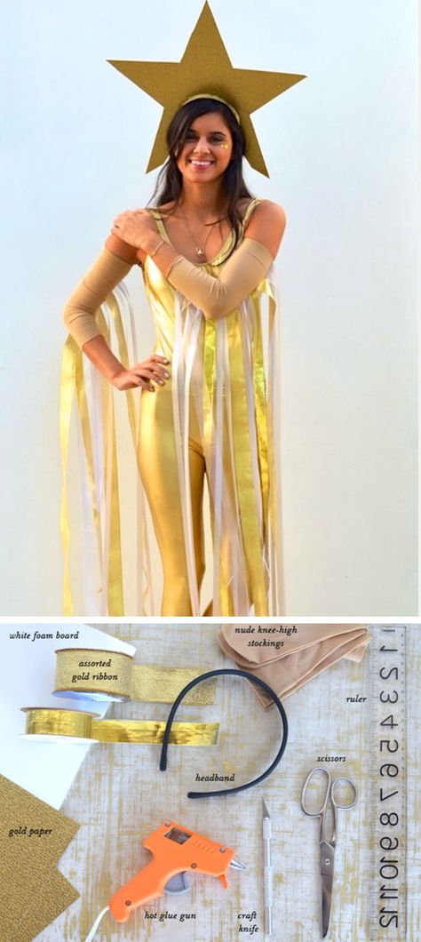 29 Easy DIY Halloween Costumes for Women Space Costume Women Diy, Space Costumes Diy, Diy Space Costume Women, Star Costume Diy, Star Costume Women, Star Costume For Kids, Galaxy Costume Diy, Loteria Costumes Ideas, Diy Crafts For Women