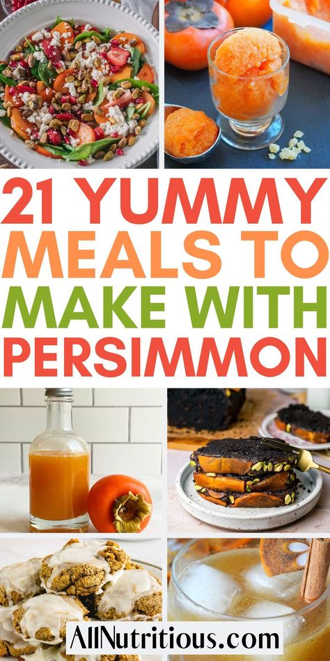 Creating the best recipes with ripe persimmon can be super easy when you prepare any of these delicious recipes with persimmon. You can easily make any of these easy persimmon recipes that will have you going back for seconds. Persimmon Pudding Recipe, Persimmon Recipes Healthy, Recipes With Persimmons, Persimmon Tart, Persimmon Cookies, Persimmon Bread, Persimmon Pudding, Persimmon Recipes, Broiled Salmon