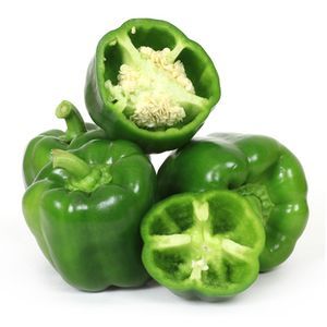 Buy Fresho Capsicum Green 500 Gm Online At Best Price - bigbasket Healthy Pepper Steak Recipe, Vegetable Delivery, Quinoa Stuffed Peppers, Pepper Steak Recipe, Stuffed Peppers Healthy, Green Capsicum, Making Quinoa, Sources Of Vitamin A, Pepper Steak