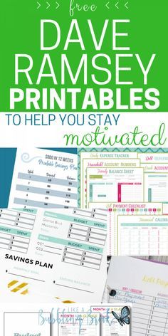 Dave Ramsey Printables To Help You Stay Motivated Budget Tracking Free Printable, Dave Ramsey Budgeting Printables Free, Free Budget Printables 2023, Budget Sheets Free Printables, Budgeting Finances Printables Free, Household Organization Printables, Dave Ramsey Printables, Budget Planner Printable Free, Dave Ramsey Budgeting Printables