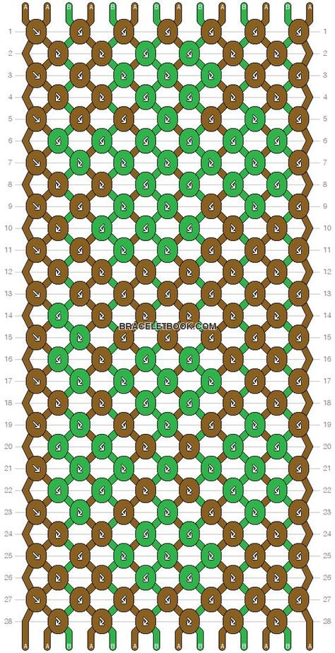 Normal Pattern #13323 added by ValkyrieL Cool Friendship Bracelets, Clover Pattern, String Bracelet Patterns, Diy Bracelets Tutorials, Diy Friendship Bracelets Patterns, Tablet Weaving, Thread Bracelets, Bracelet Knots, Friendship Bracelets Diy