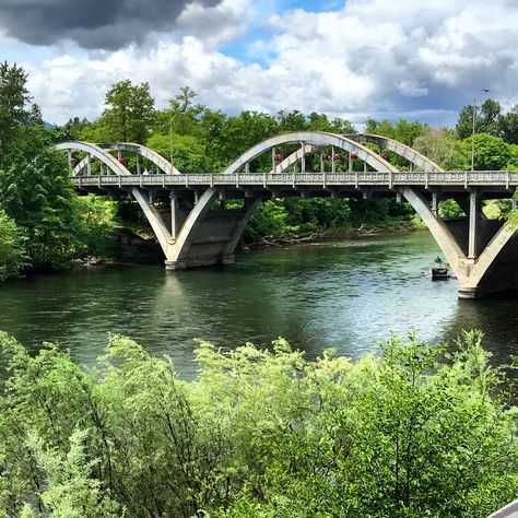 Grants Pass, Oregon Bridge over the Rogue River Amazing Bridges, Grants Pass Oregon, Medford Oregon, Washington Coast, Oregon Life, Sonny Rollins, Green Peace, Beautiful Oregon, Grants Pass